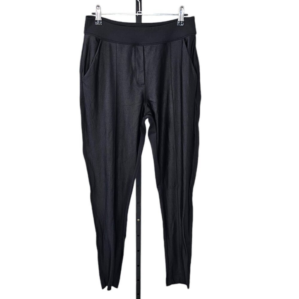 Lululemon Womens Shiny Front Leggings Pants Black Size 4